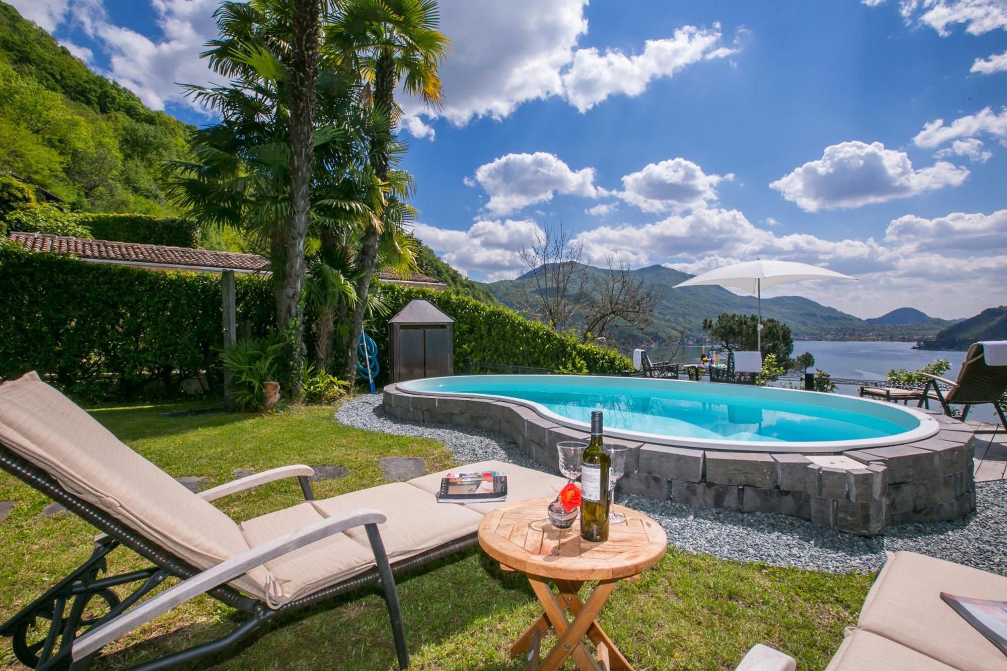 Morcote Magic View - Happy Rentals Luaran gambar