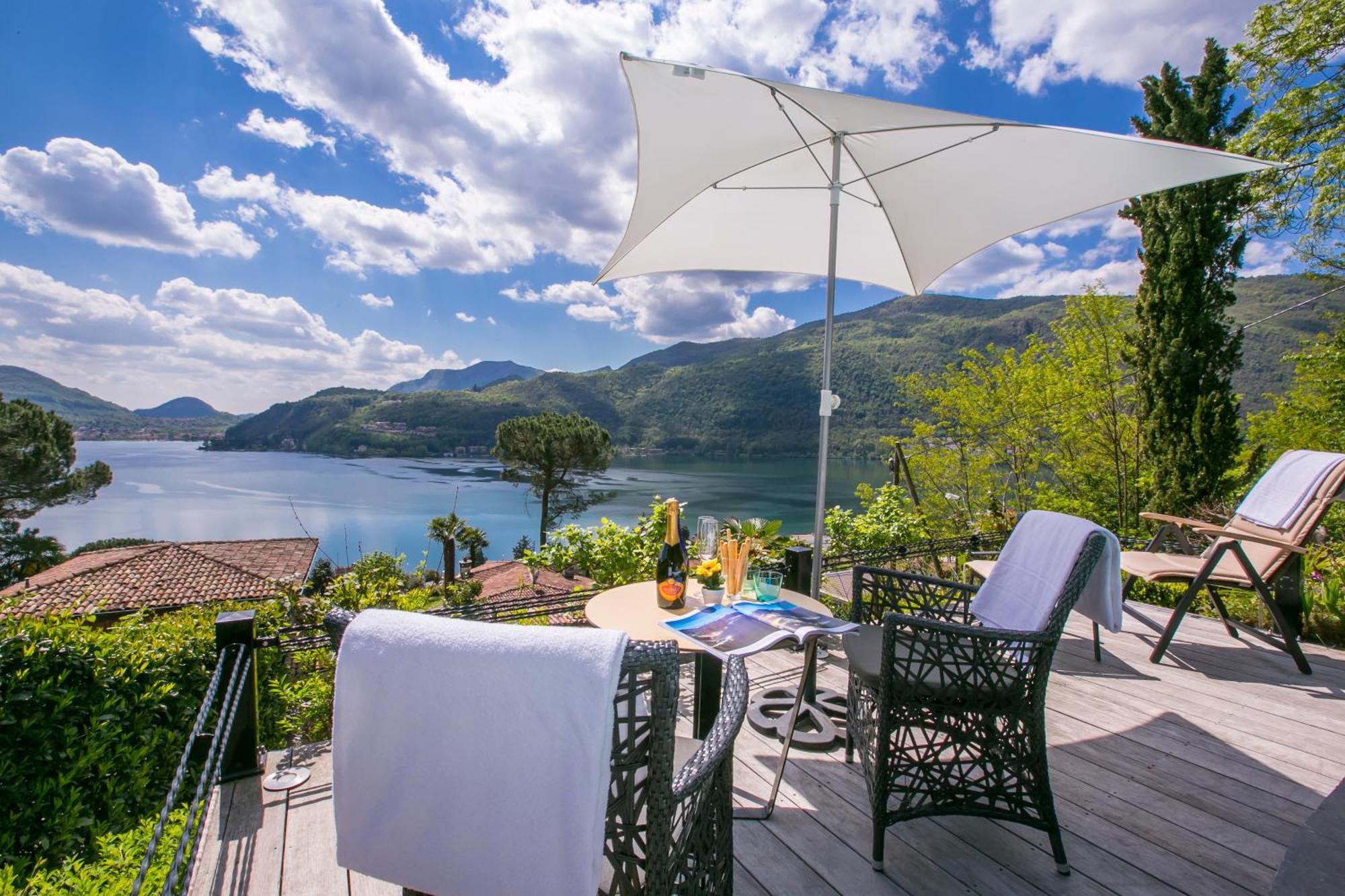 Morcote Magic View - Happy Rentals Luaran gambar