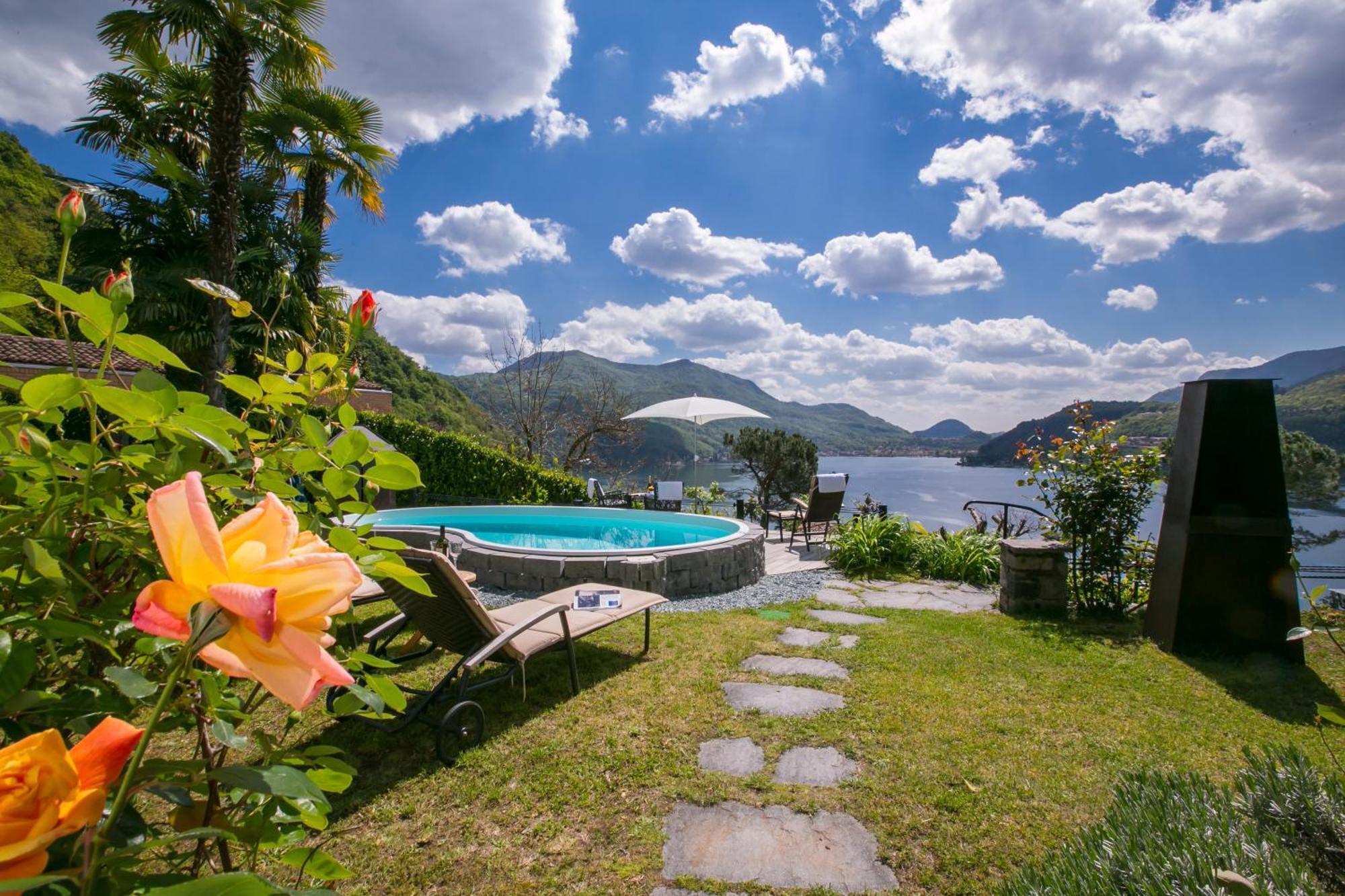 Morcote Magic View - Happy Rentals Luaran gambar